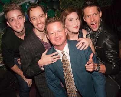 Andrew Shaifer with Cast Members Alex Anfanger, Kevin Thomas Collins, Maia Madison an Photo